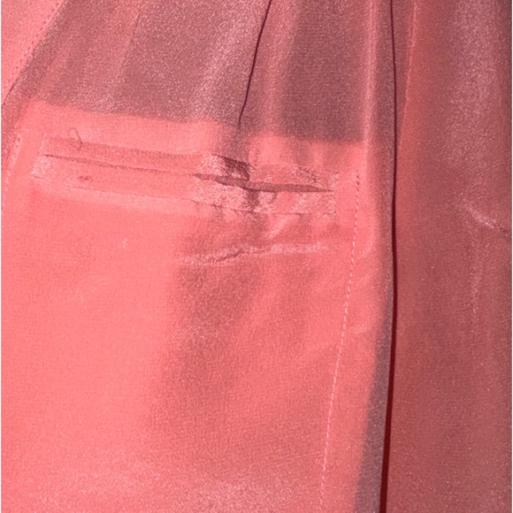 Silk Victoria secret blouse in coral pink - Picture 6 of 7
